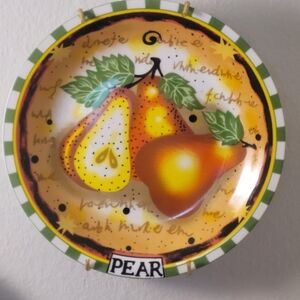 Vintage Pear Plate